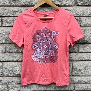 Coral Mandala Graphic Tee